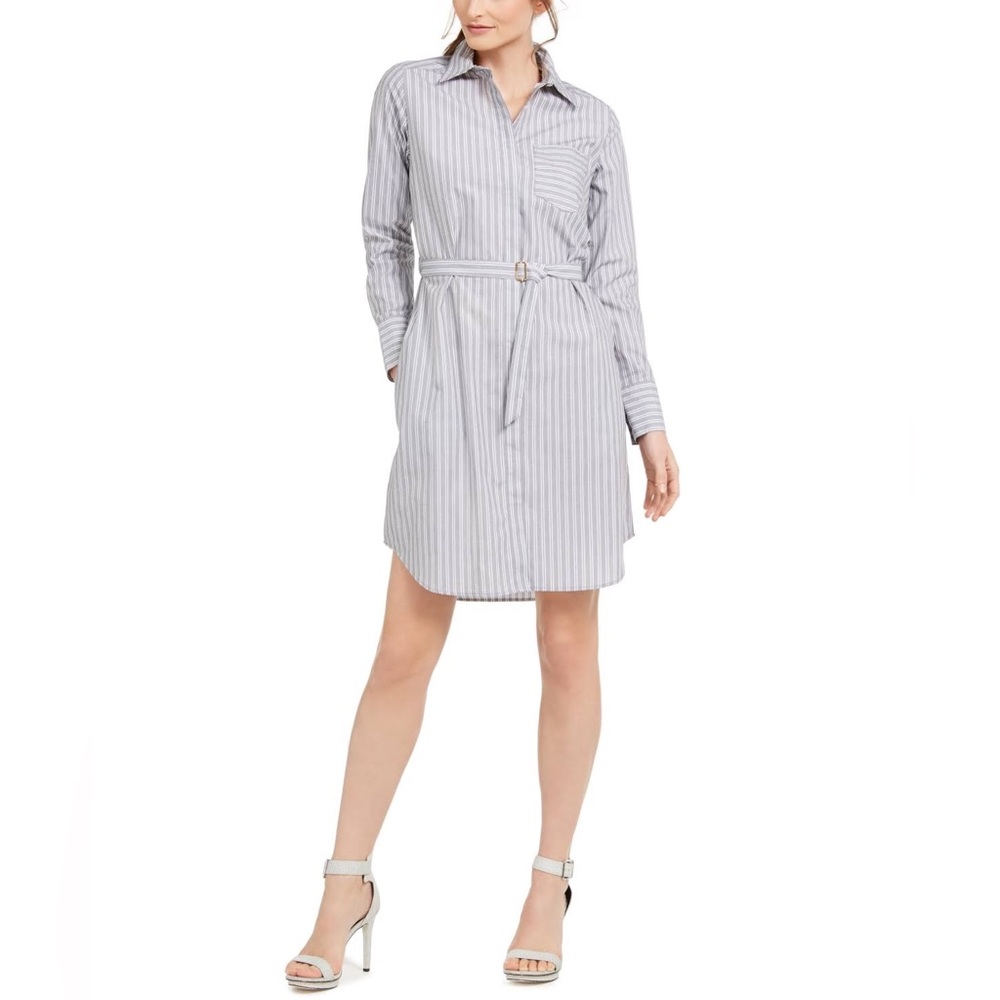 Calvin Klein boyfriend button down dress size 2 - Picture 6 of 7